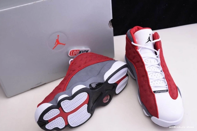 Rep Retro Red Grey Air Flint Gym 414571-600 13 Jordan 0808